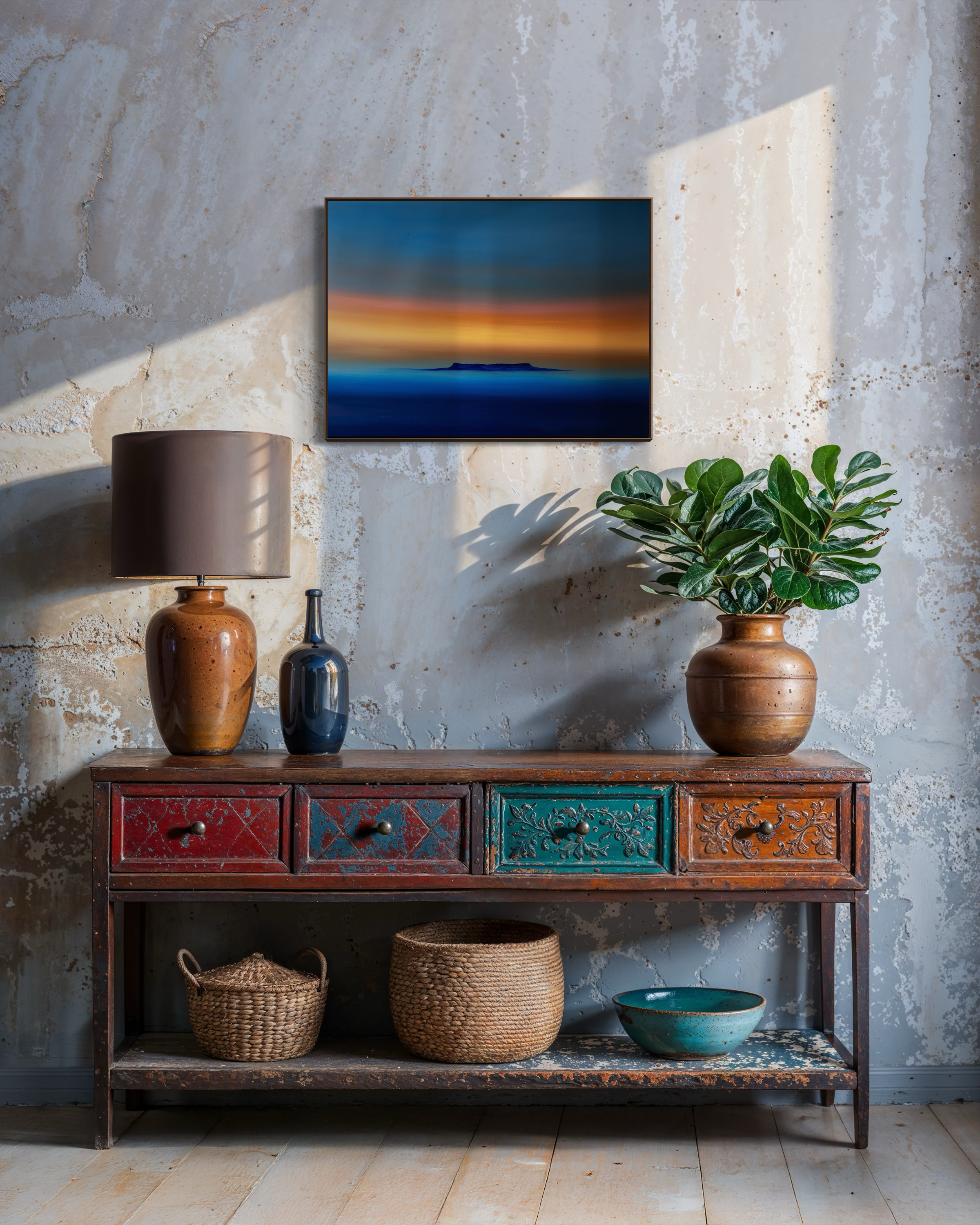 Table Mountain II Mountain Art Print – Cat Goward.png