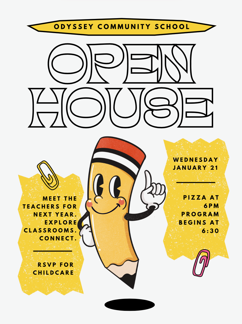 Open House for Prospective and Current Families