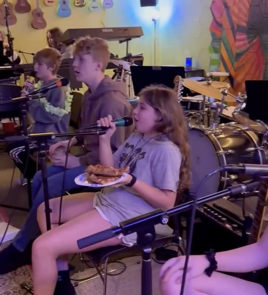 Letting loose in Music class!