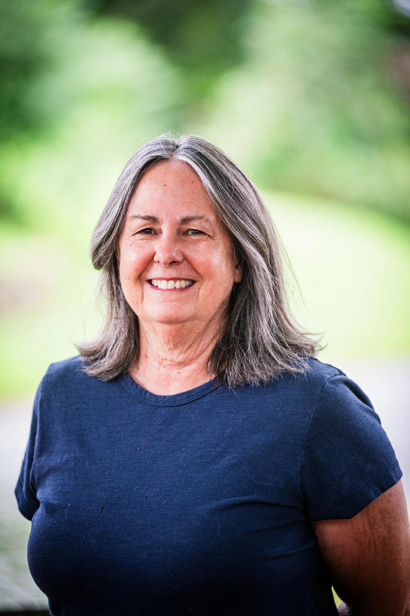cheerful woman posing for a portrait