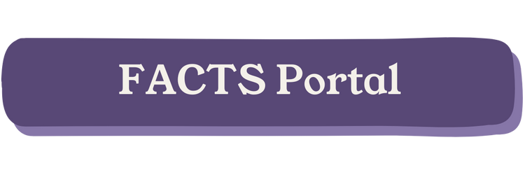 Purple banner with white text that reads 'FACTS Portal'.