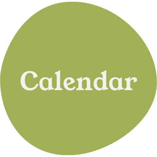 Green circular icon with the word 'Calendar' in white text.