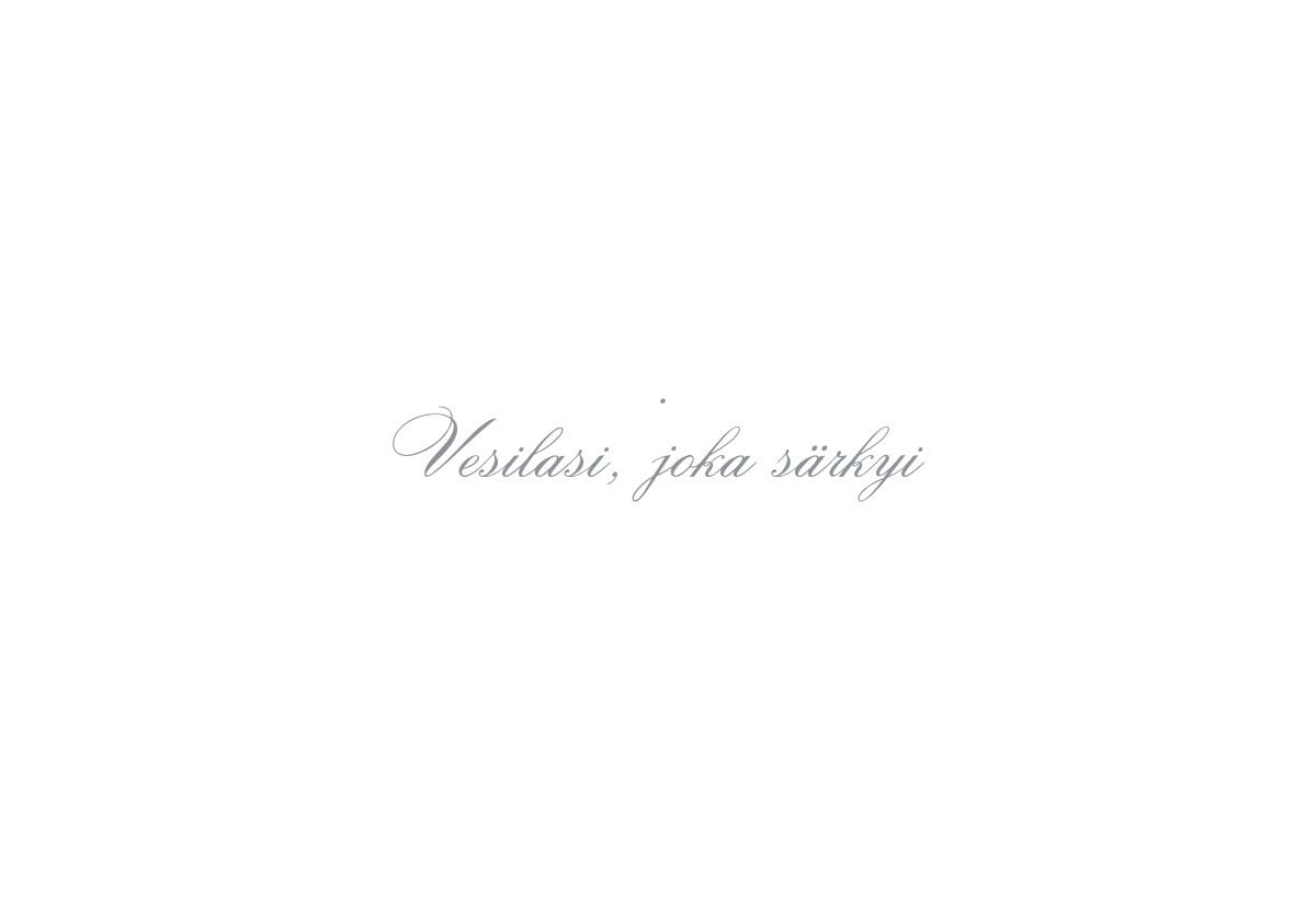 Justus Elo - Vesilasi, joka särkyi