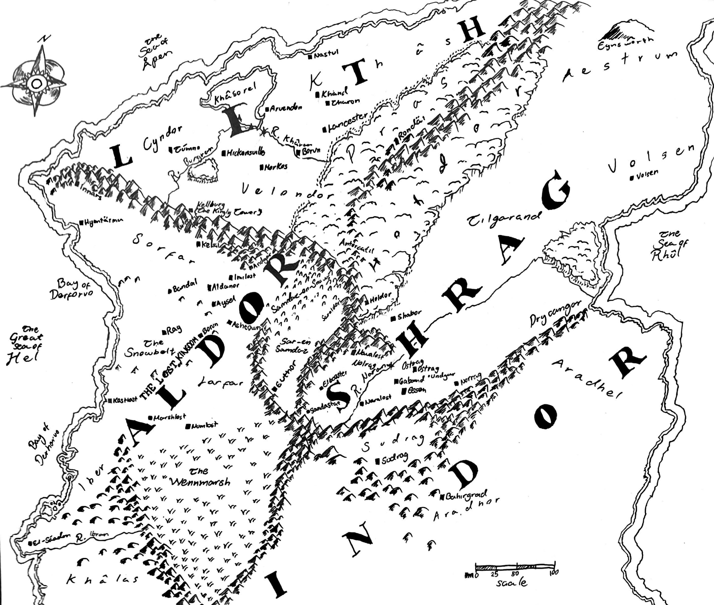 Map of Elsaar - Leonardo Garza