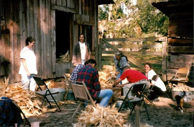 dudley family at their farm