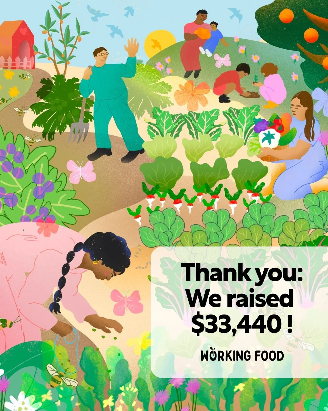We cannot say thank you enough to everyone who donated for our end of year fundraising campaign! We raised $33,440 in support of a local food system rooted in collaboration, community, and justice. Your donations strengthen our ongoing work and inves