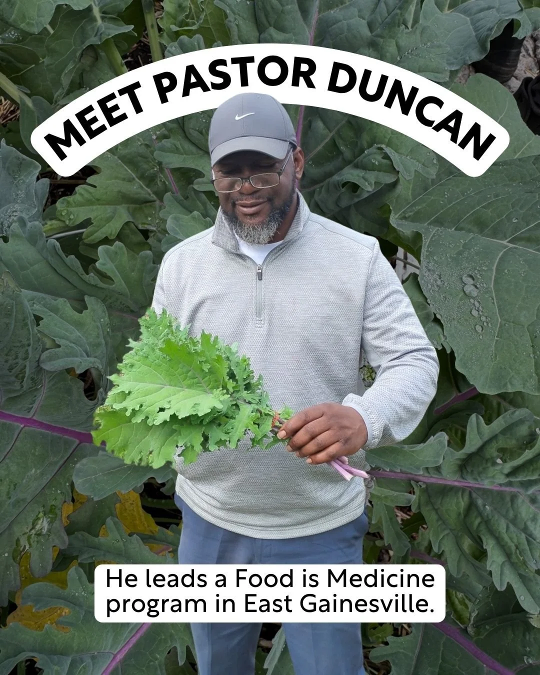 Meet Pastor Duncan, leader of a Food is Medicine program in East Gainesville. Each week, his Food Pharmacy receives fresh food donations from Working Food&rsquo;s Giving Garden Farm.

&ldquo;There was a lot of excitement from the community about the 