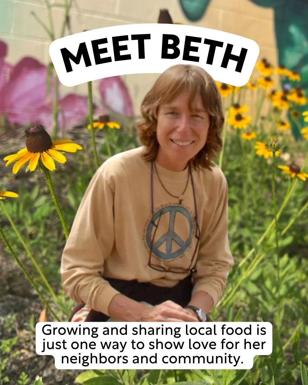 For Beth Karbe, growing and sharing local food is just one way to show love for her neighbors and community. 

🌱 Beth has only been gardening a few years. Attending one of our tomato gardening workshops helped grow her confidence. Through our Giving