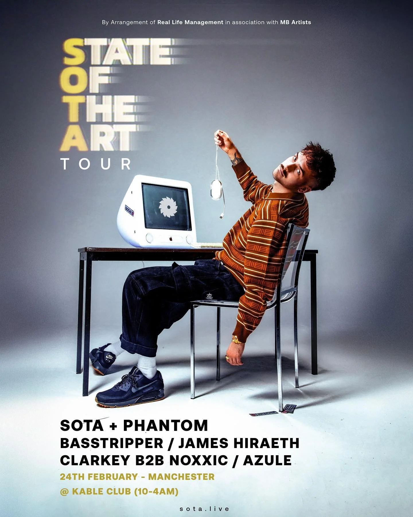 Sota&rsquo;s debut UK tour comes to Manchester at the end of February and he&rsquo;s bringing MC Phantom, Basstripper, James Hiraeth and more with him!😈

This is going to be CRAZY. Don&rsquo;t miss out!👀

Tickets are already flying out, grab yours 