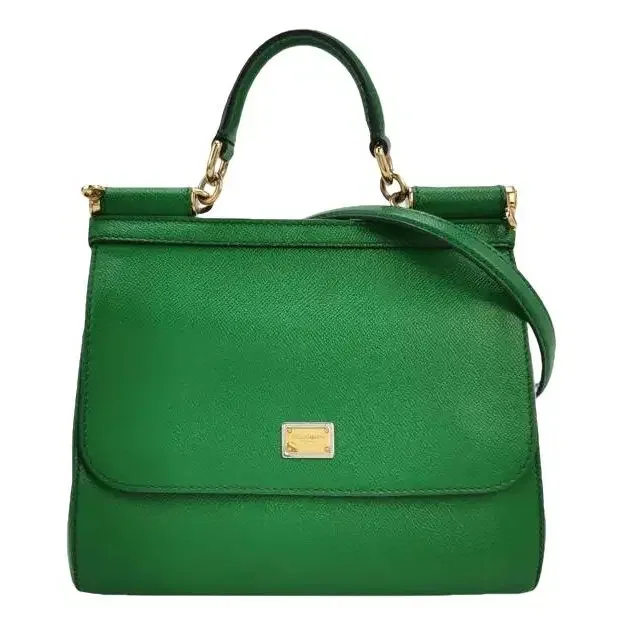 Borsa Dolce & Gabbana Sicily in pelle verde