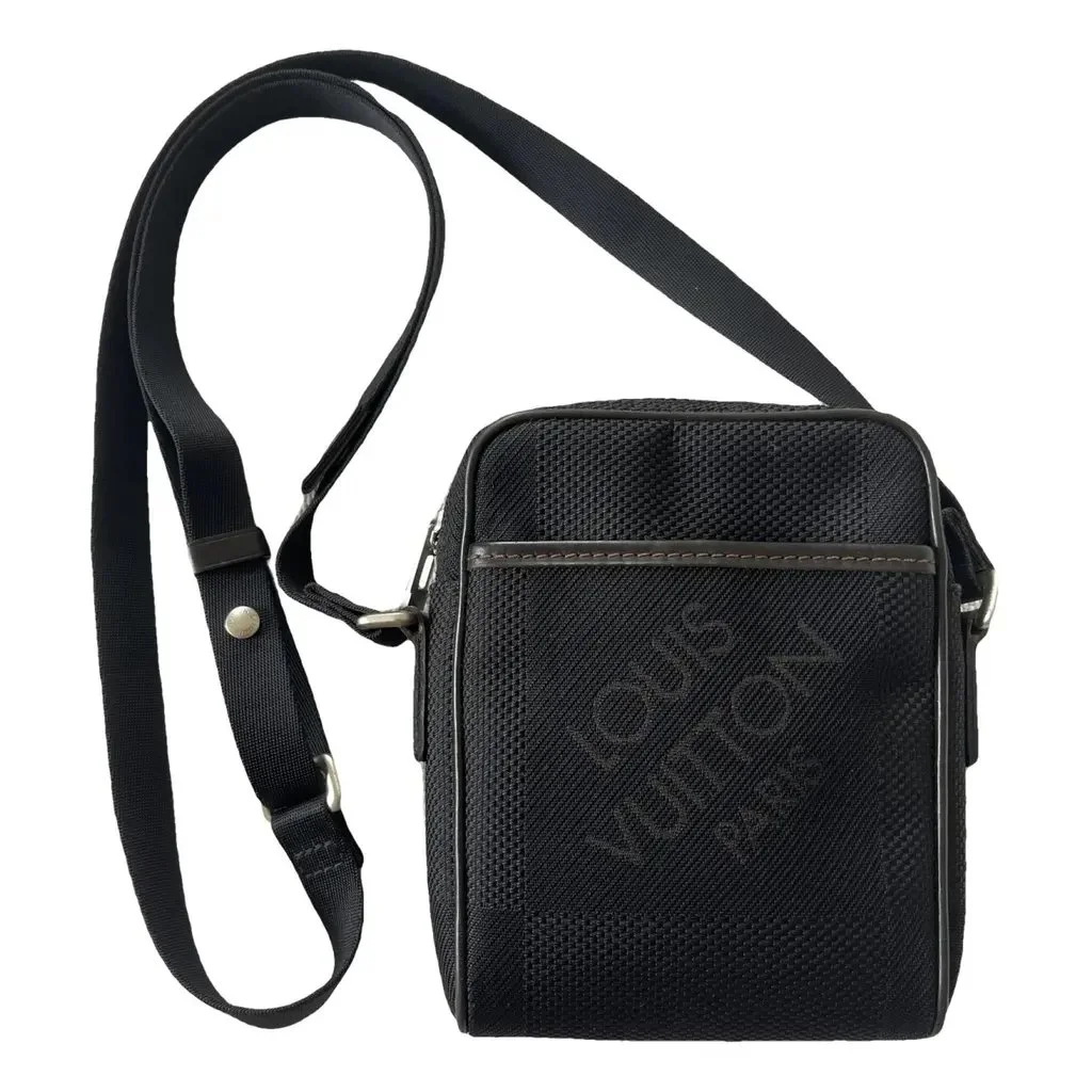 Borsa a tracolla Louis Vuitton Citadin in pelle nera