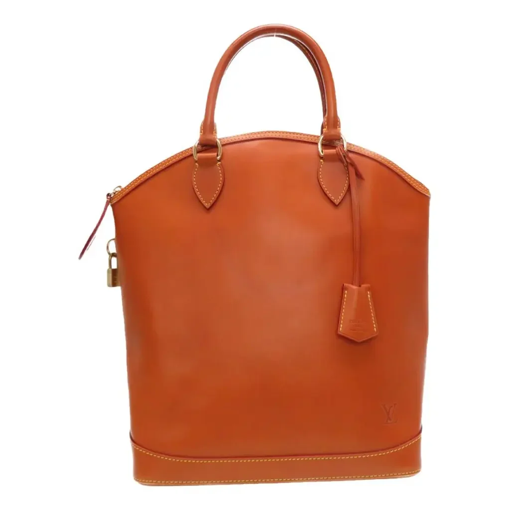 Borsa Louis Vuitton Lockit in pelle color cuoio