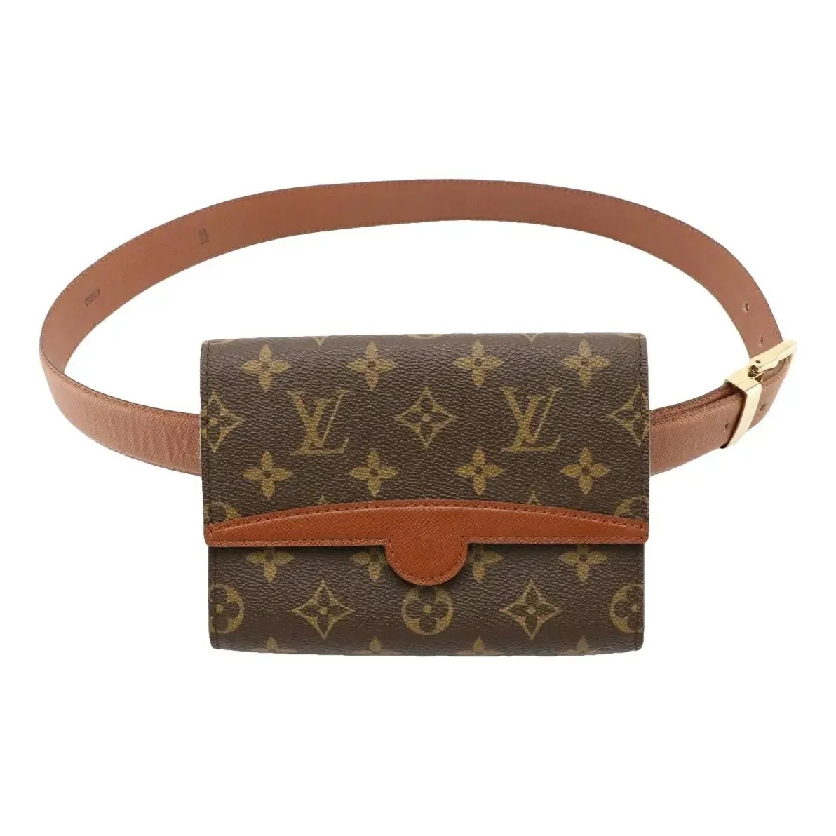 Marsupio Louis Vuitton in tela monogram con cintura in pelle