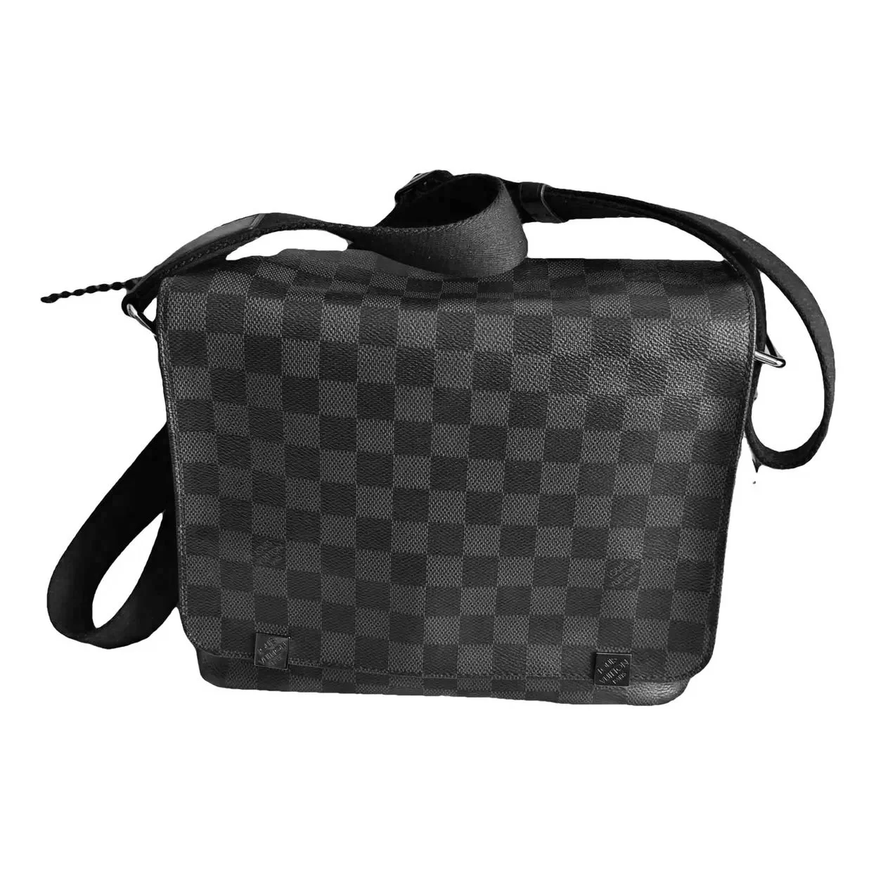 Borsa a tracolla Louis Vuitton in tela Damier grafite
