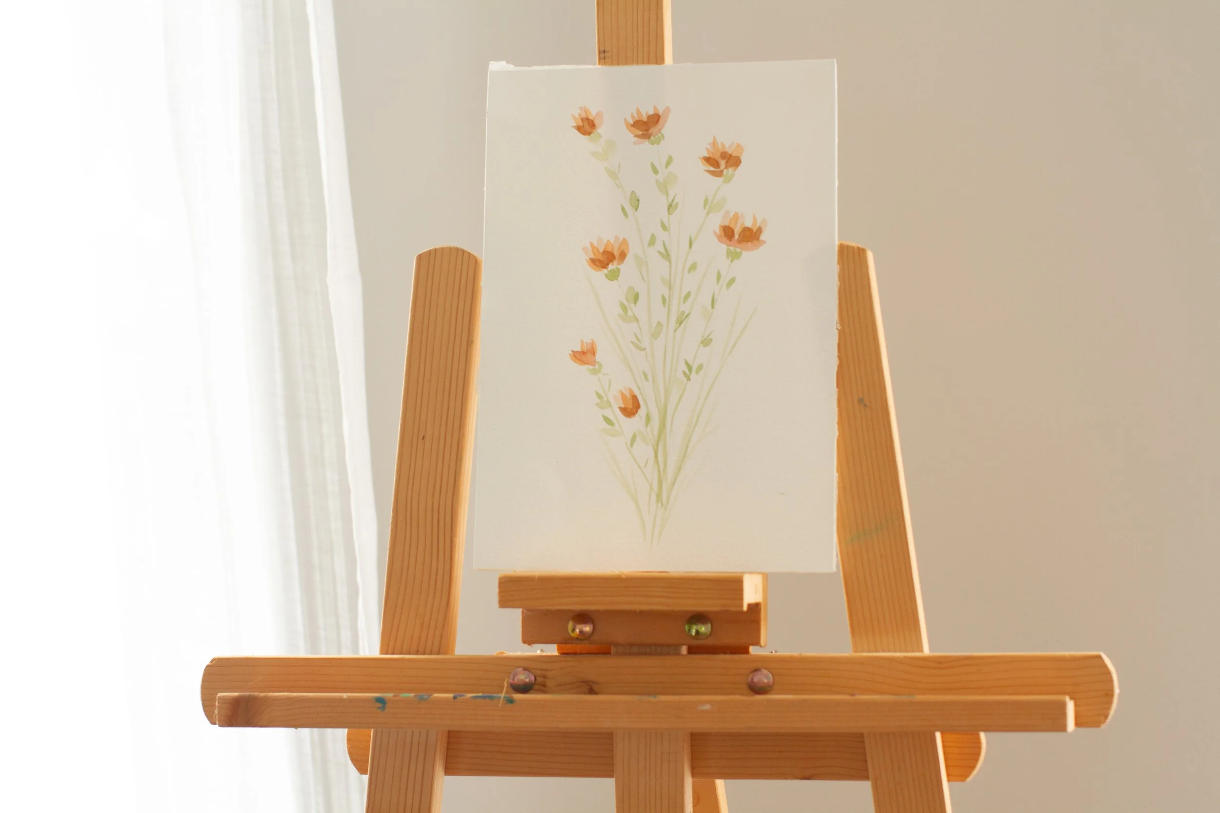 Watercolor Flower Commission