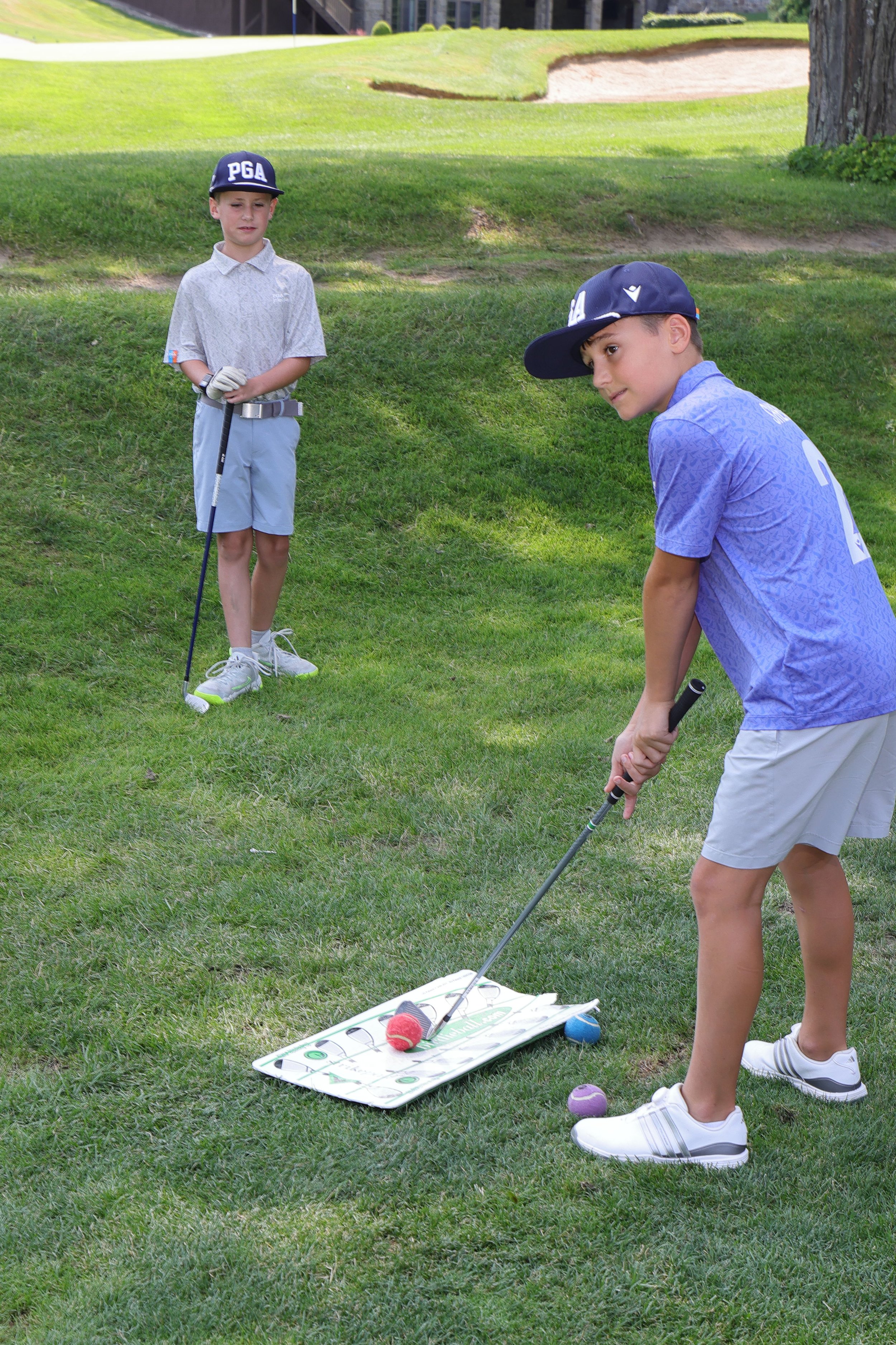 ESGA Mohawk Youth Golf Walk and Talk_boys teeing.JPG