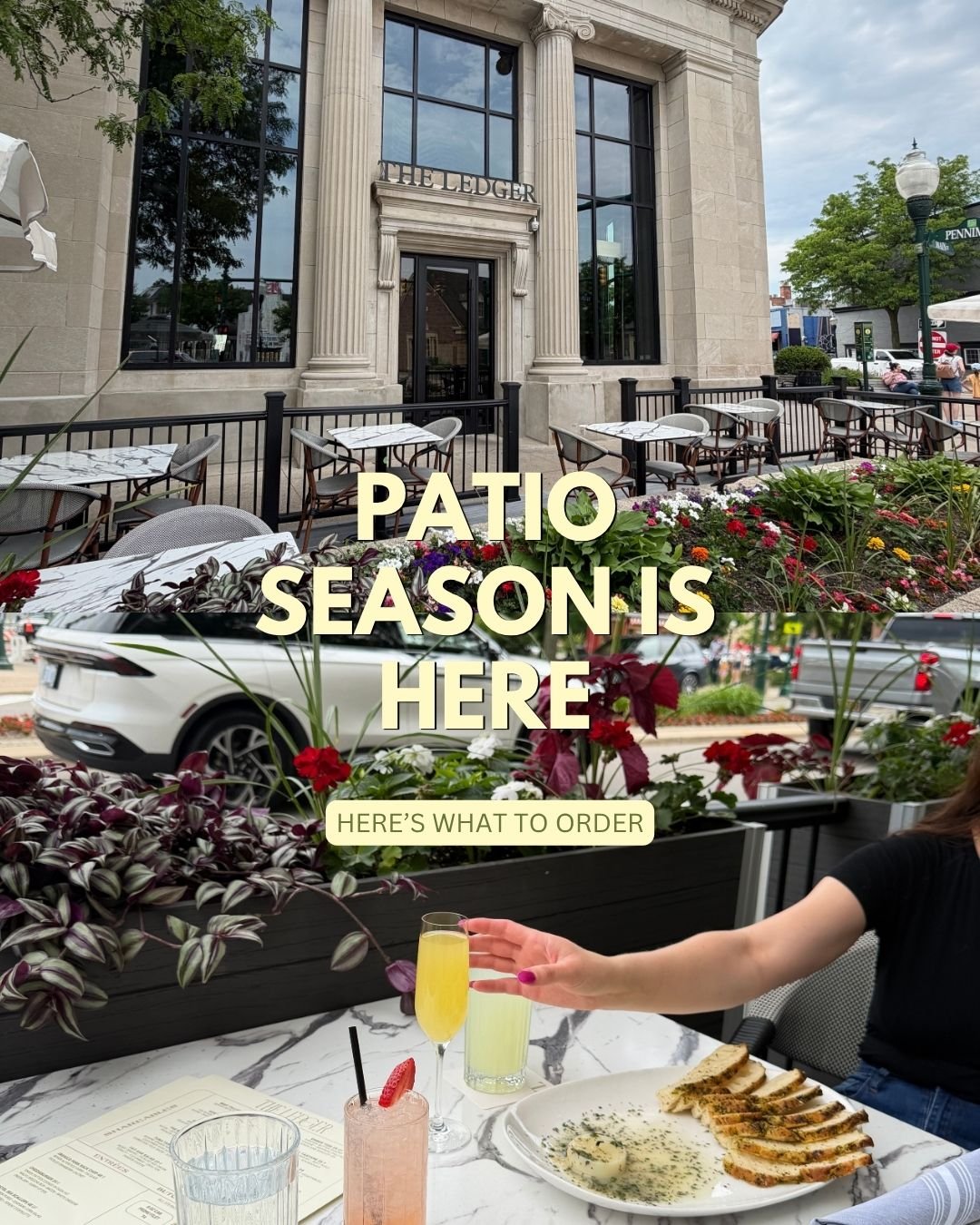 The patio is open and your table is waiting☀️

Order our Bristol Sea Scallops, with Grilled Asparagus, and treat yourself to our Raspberry Cheesecake. 

🔗 Reserve your table for the weekend through the link in our bio.

#theledgerplymouth #plymouthm