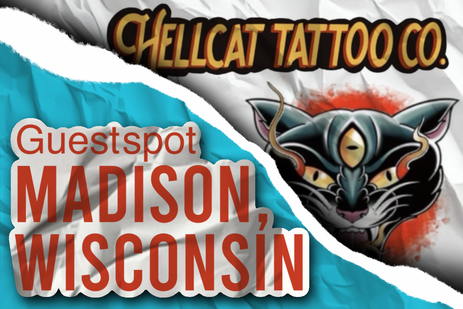 Hellcat tattoo — Madison, Wisconsin