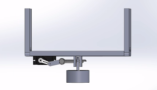 Fig 2. Prototype payload dropper that I designed in Fall 2024