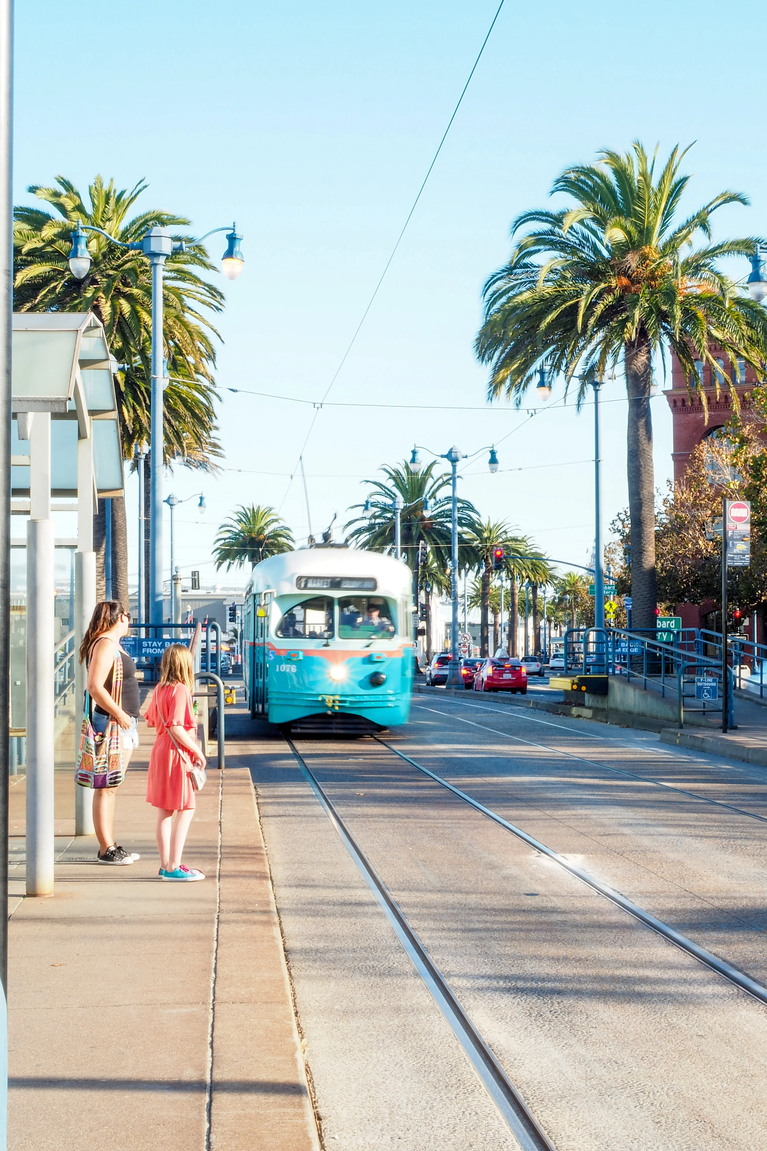 Nearby Trolley Station pick up adjacent to Waterfront Plaza for tenants and guests