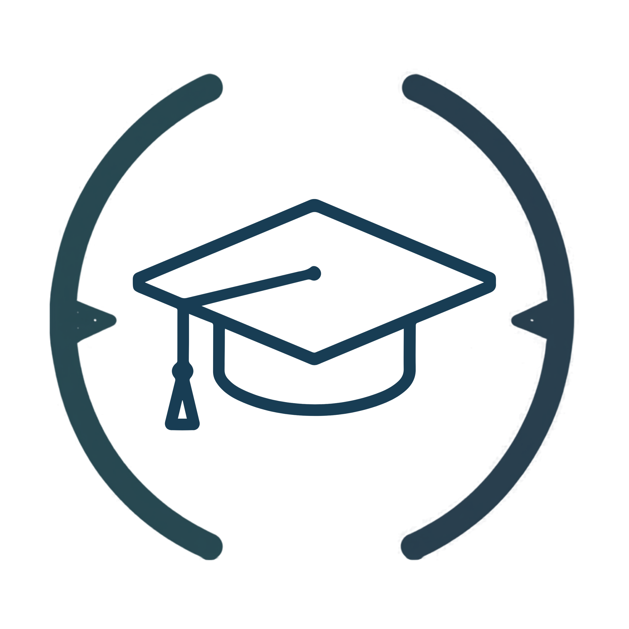 Illustration of a mortarboard for a graduation