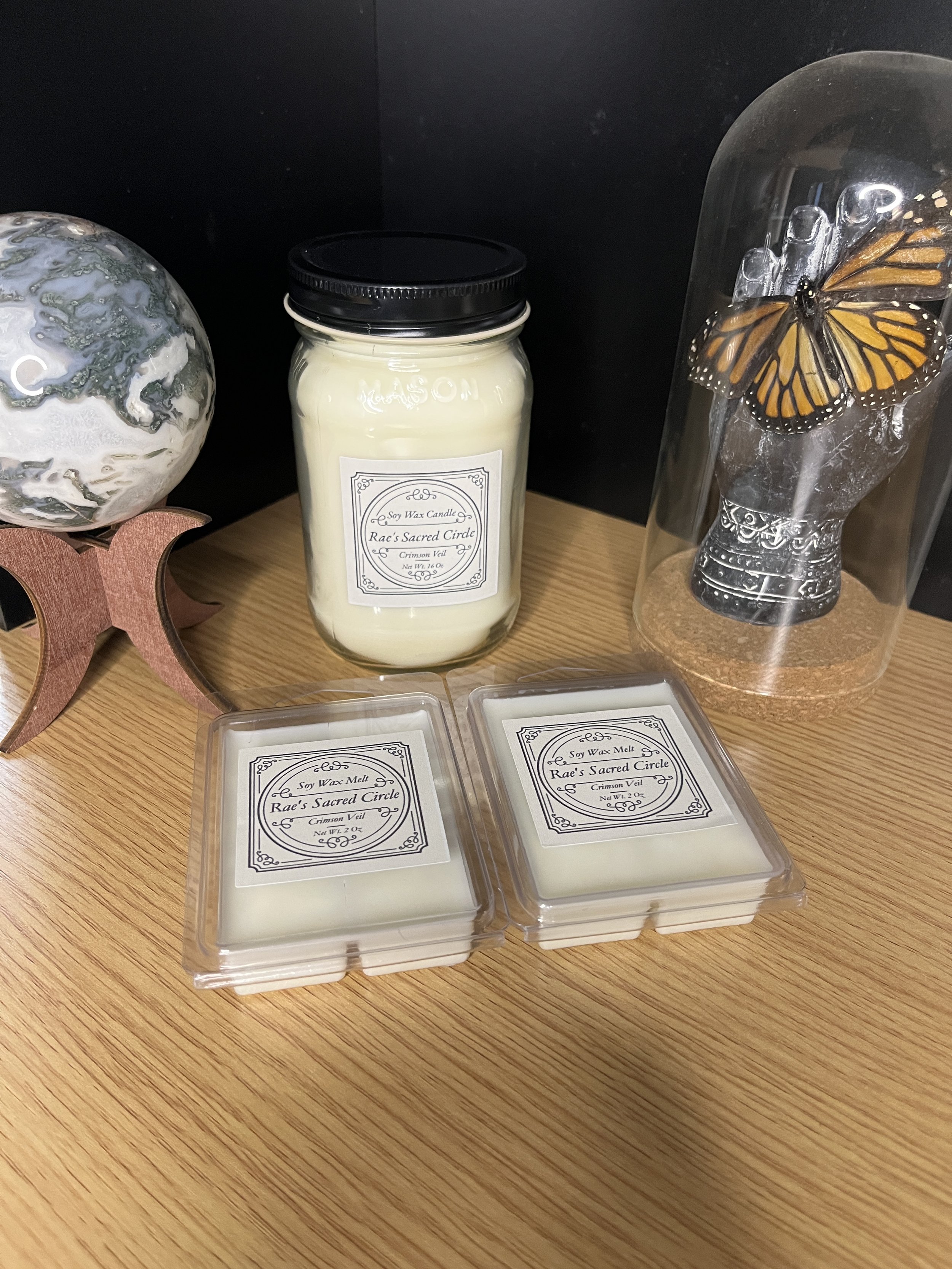 Crimson Veil | Hand-Poured Soy Collection