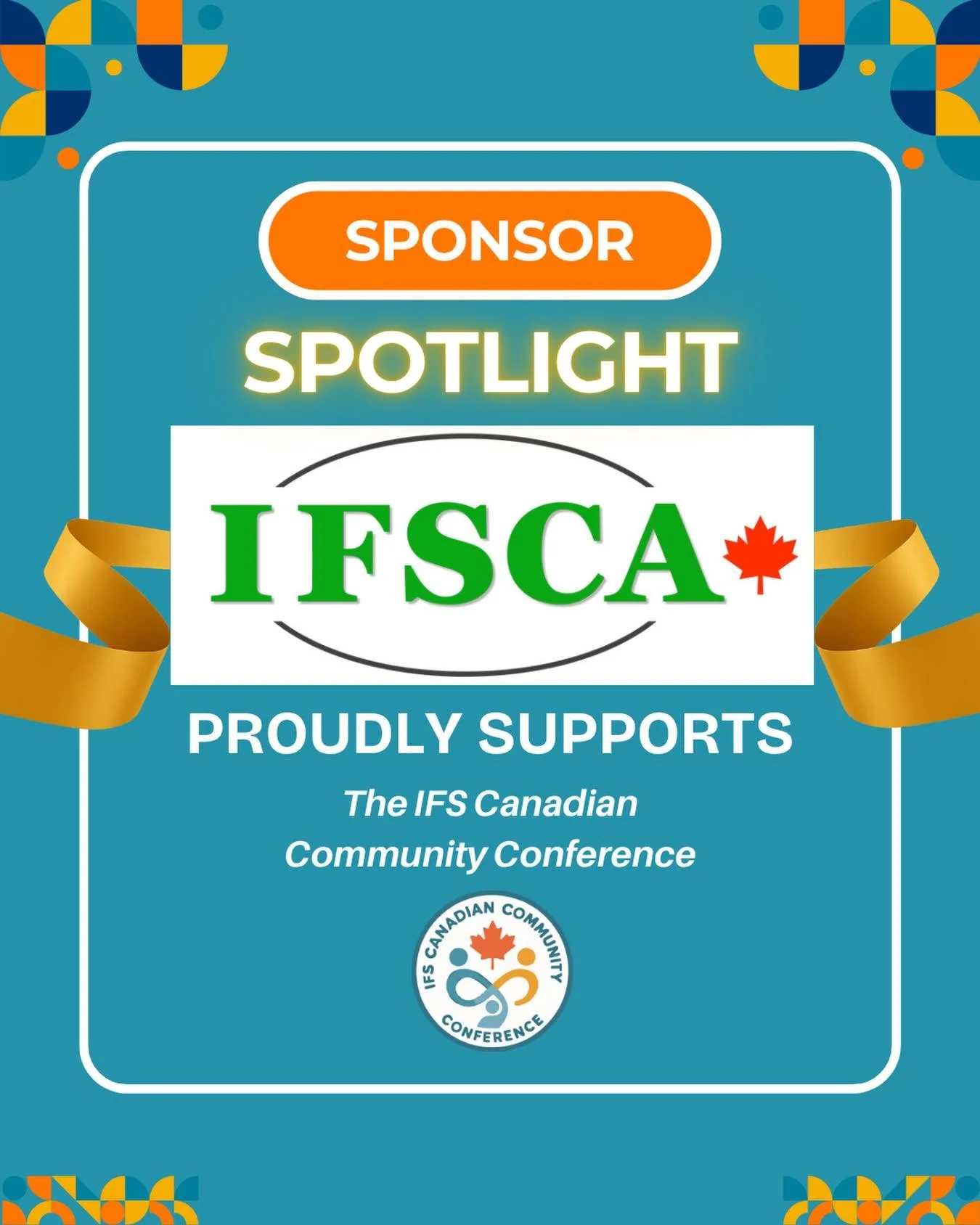 ✨ Sponsor Spotlight: IFSCA ✨

We&rsquo;re grateful to shine a light on IFSCA as a valued Gathering Sponsor for the IFS Canadian Community Conference. 

ifsca.ca