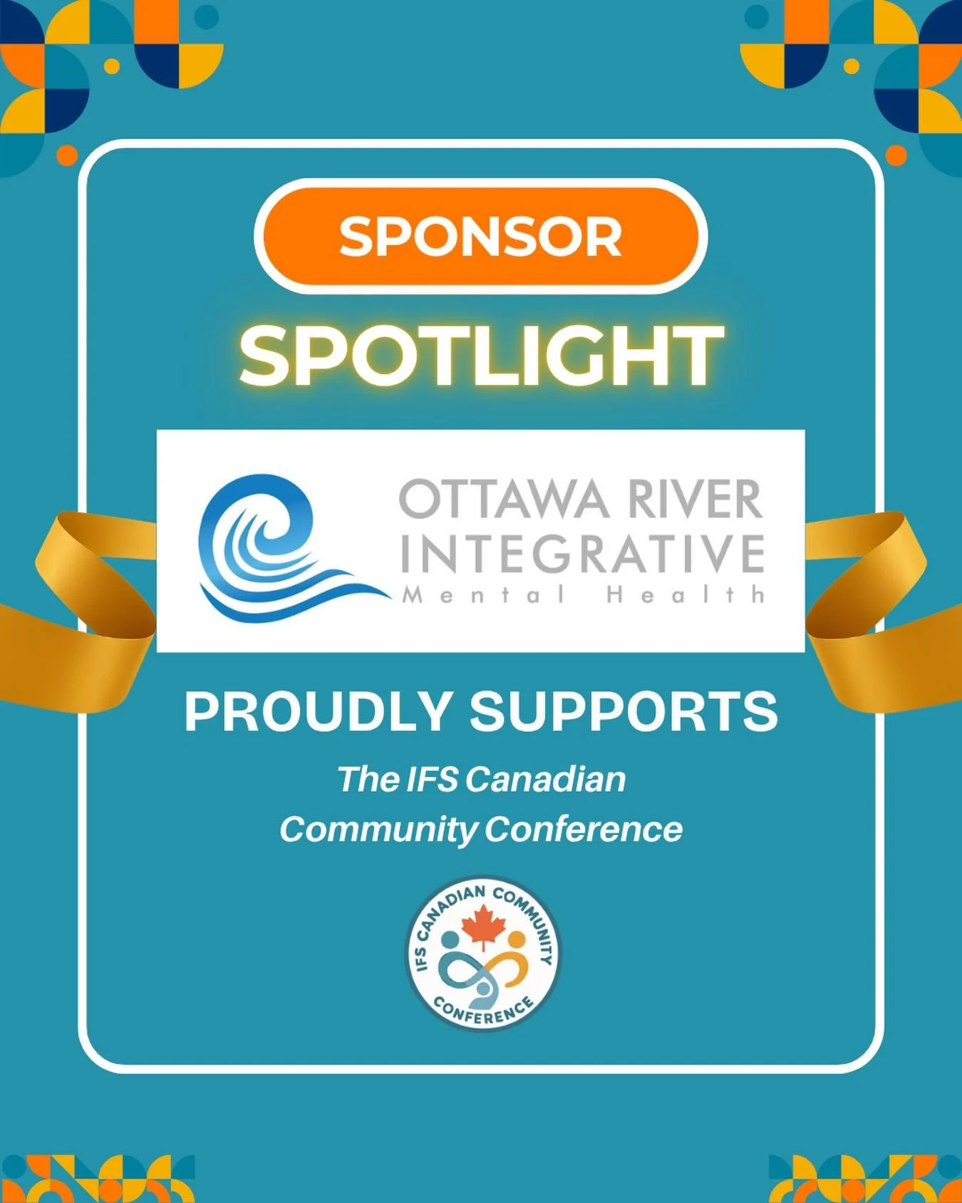✨ Sponsor Spotlight: Ottawa River Integrative Mental Health ✨

We&rsquo;re grateful to shine a light on Ottawa River Integrative Mental Health as a valued Gathering Sponsor for the IFS Canadian Community Conference.

ottawariverintegrative.com