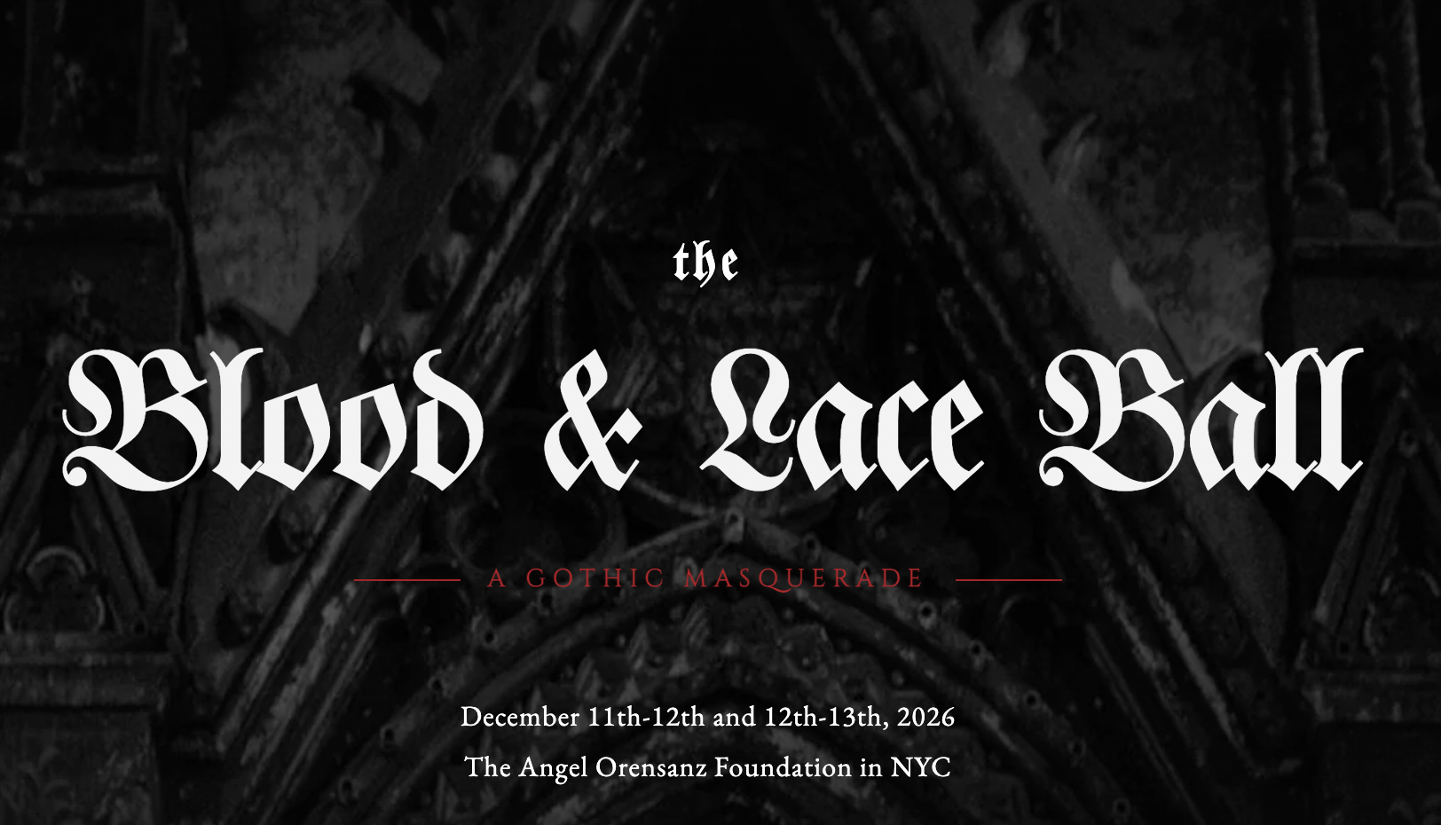Blood &amp; Lace Ball by Second Star Events