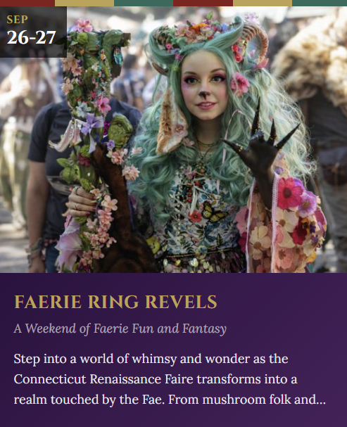 Faerie Ring Revels | Connecticut Renaissance Faire 
