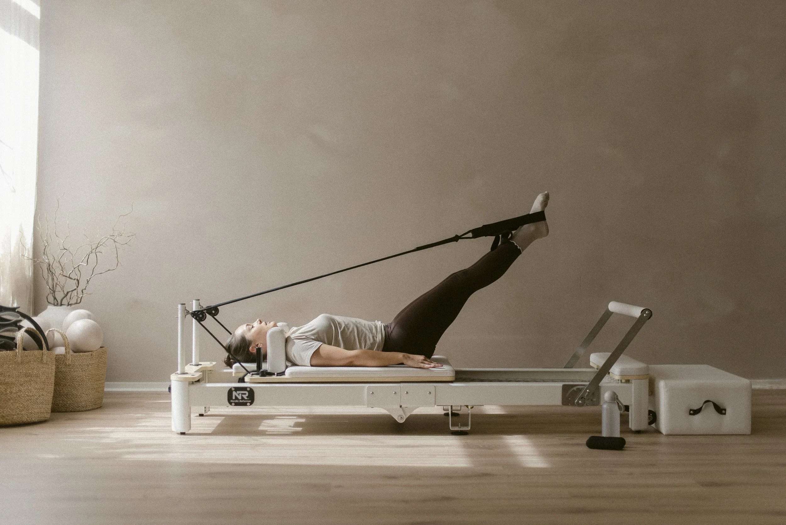 Private reformer pilates studio space in Borstahusen for small corporate teams
