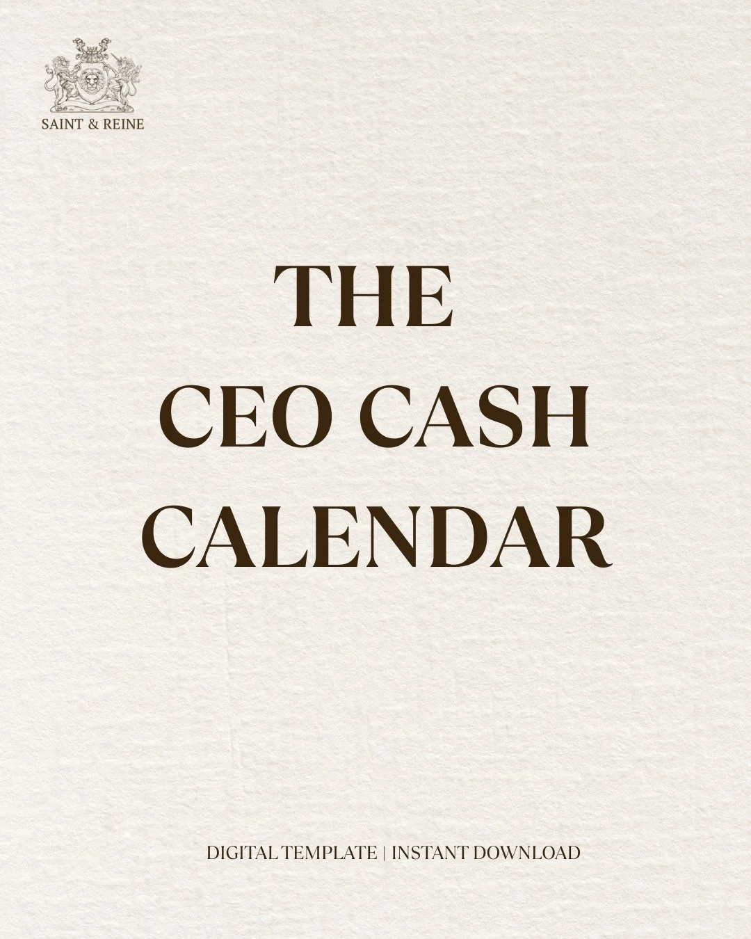 CEO CASH CALENDAR
