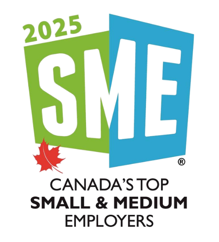 Graphic representing business size categories for 2023, with large, small & medium employers listed.
