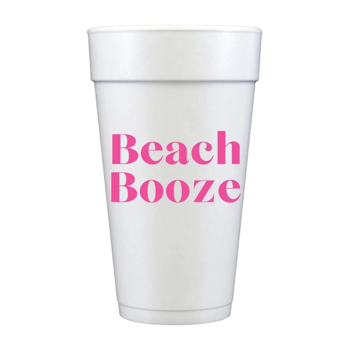 Beach Booze Foam Cups