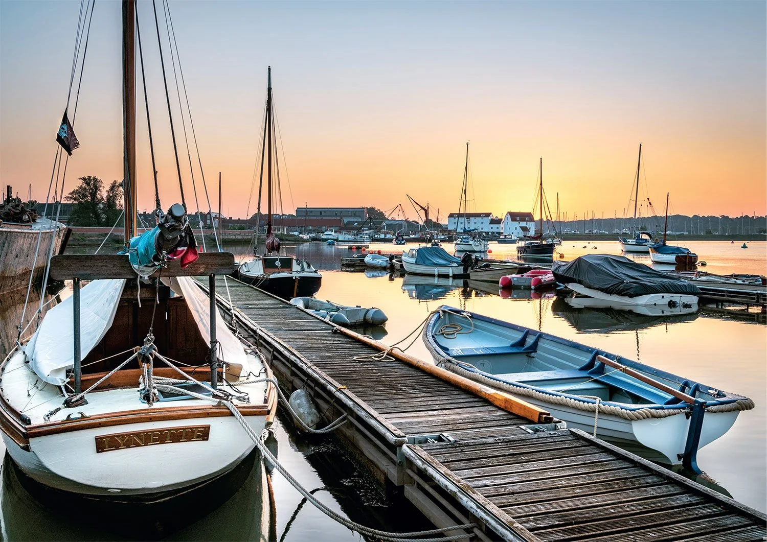 Woodbridge Moorings Greetings Card