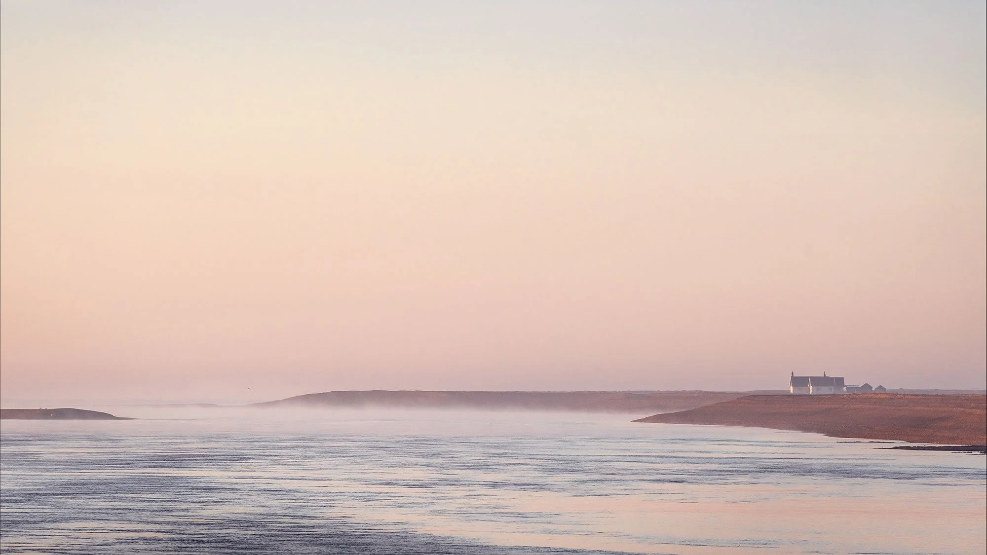 At the edge of the sea