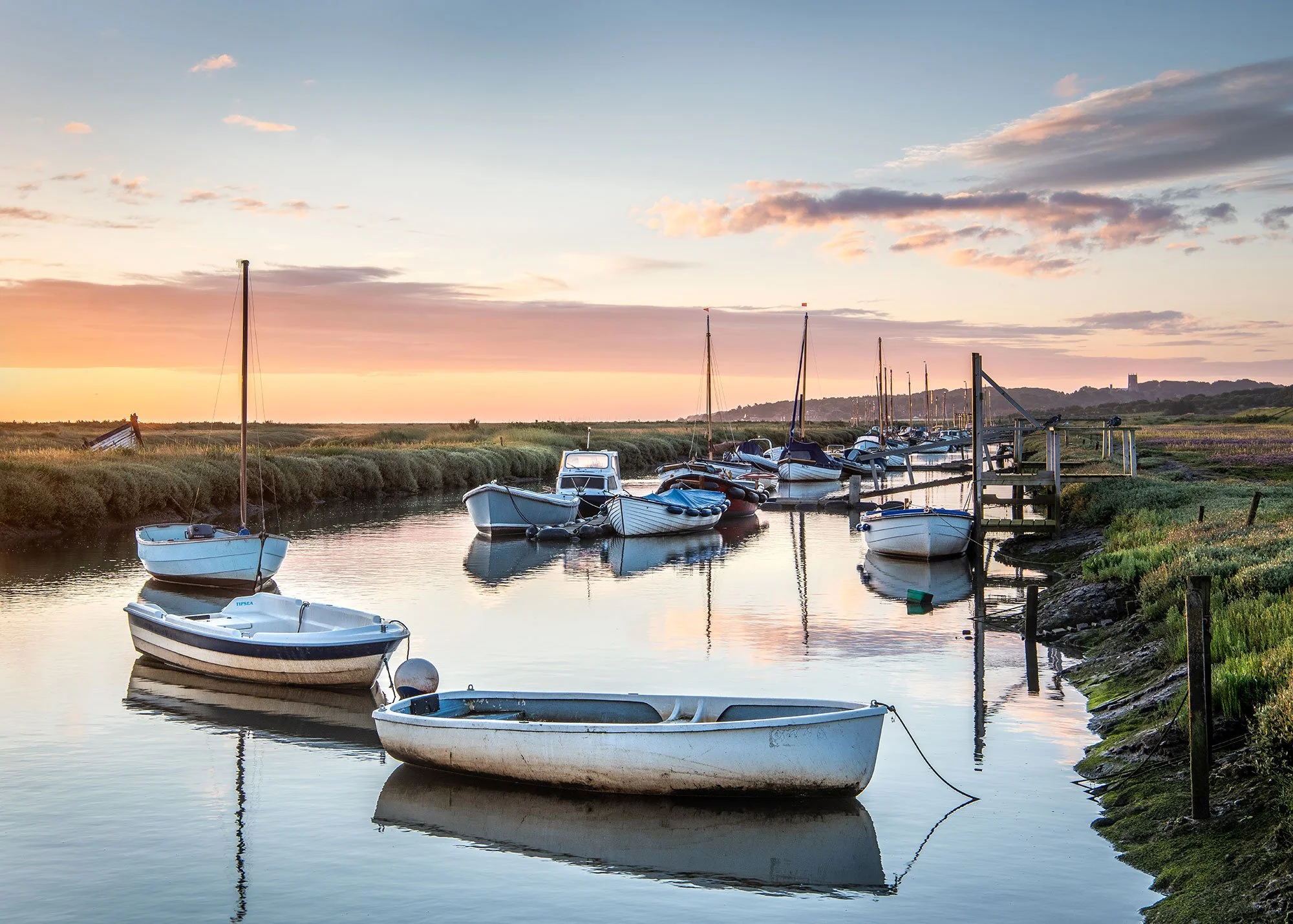 Dawn on the creek, Morston