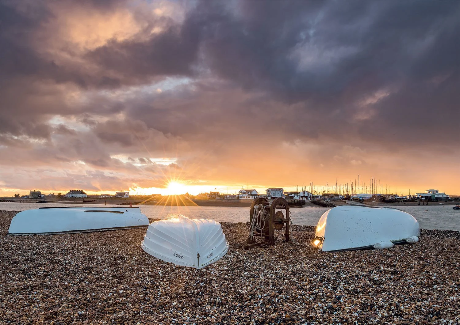 Beneath the Clouds Greetings Card