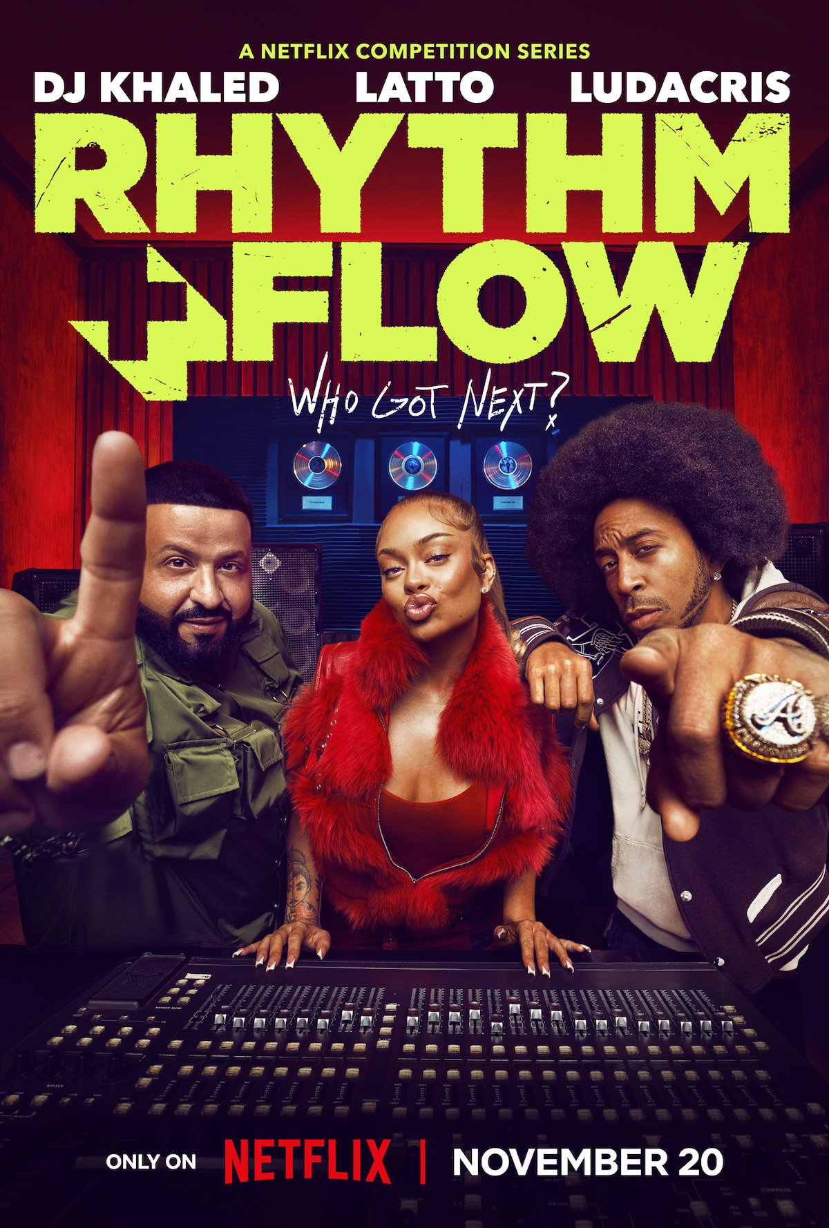 NETFLIX RHYTHM + FLOW KEY ART 
PHOTOGRAPHY: AB+DM