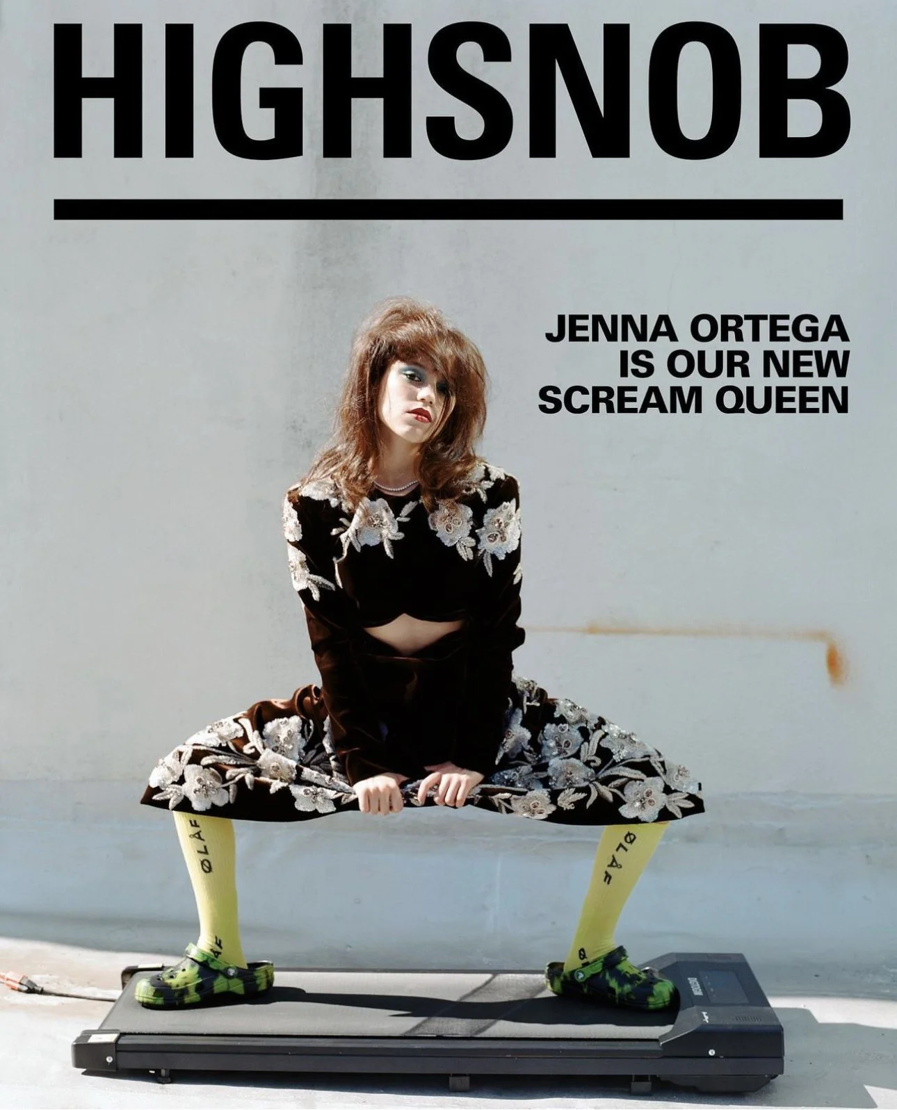 JENNA ORTEGA FOR HIGH SNOBIETY 
PRODUCTION: THE MORRISON GROUP