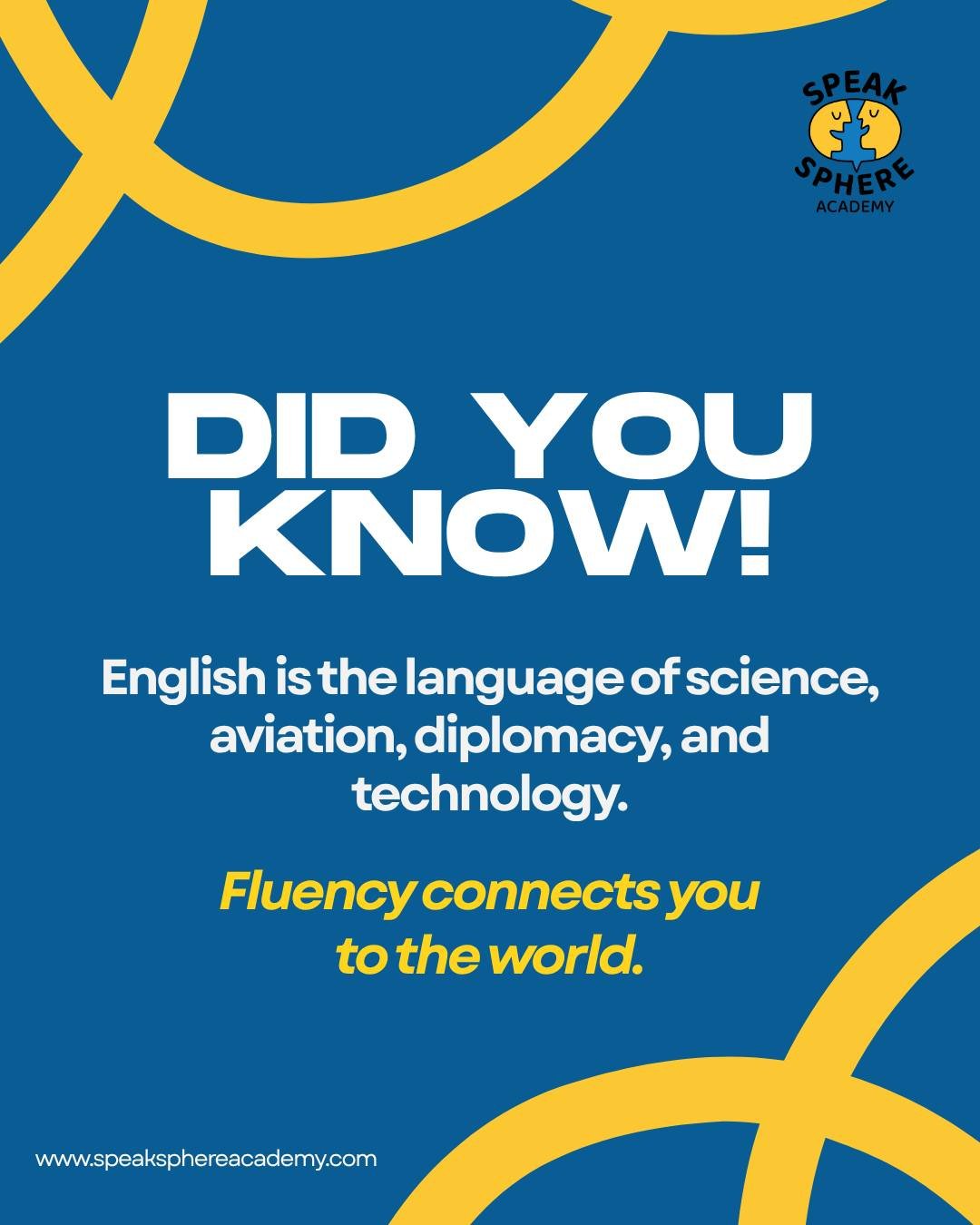 English opens doors in science, aviation, diplomacy, tech, and beyond.
 Fluency connects you to the world 🌍✨

 #DidYouKnow #GlobalEnglish #LearnForLife #StayCurious #LanguageFacts 🚀🌐📘