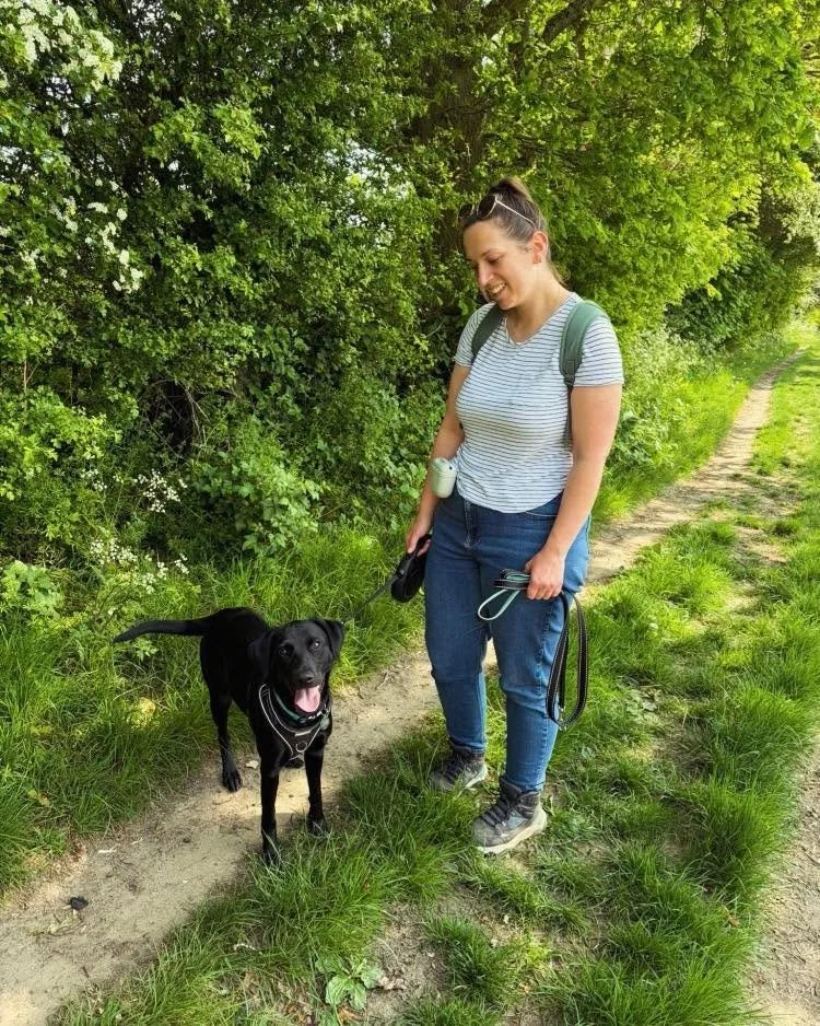 My favourite part of the job? Being with the dogs for one of the highlights of their day! 💚

Solo walks, group walks and drop-ins in St Albans and Harpenden. Fully insured, DBS checked and canine first aid trained. Group walk spots open from July - 