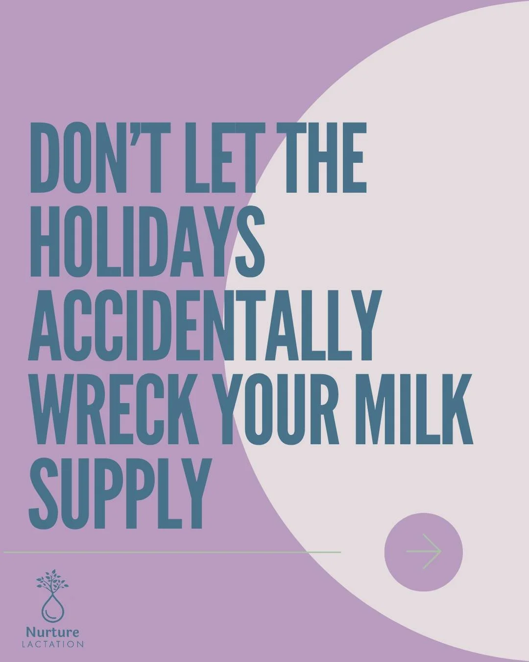 Don&rsquo;t let the holidays accidentally wreck your milk supply ❌

Keep your milk flowing and your baby happy with a few simple tricks: watch cues, stay close, and don&rsquo;t skip feeds! 🍼💛

Swipe 👉 for your ultimate Holiday Breastfeeding Surviv