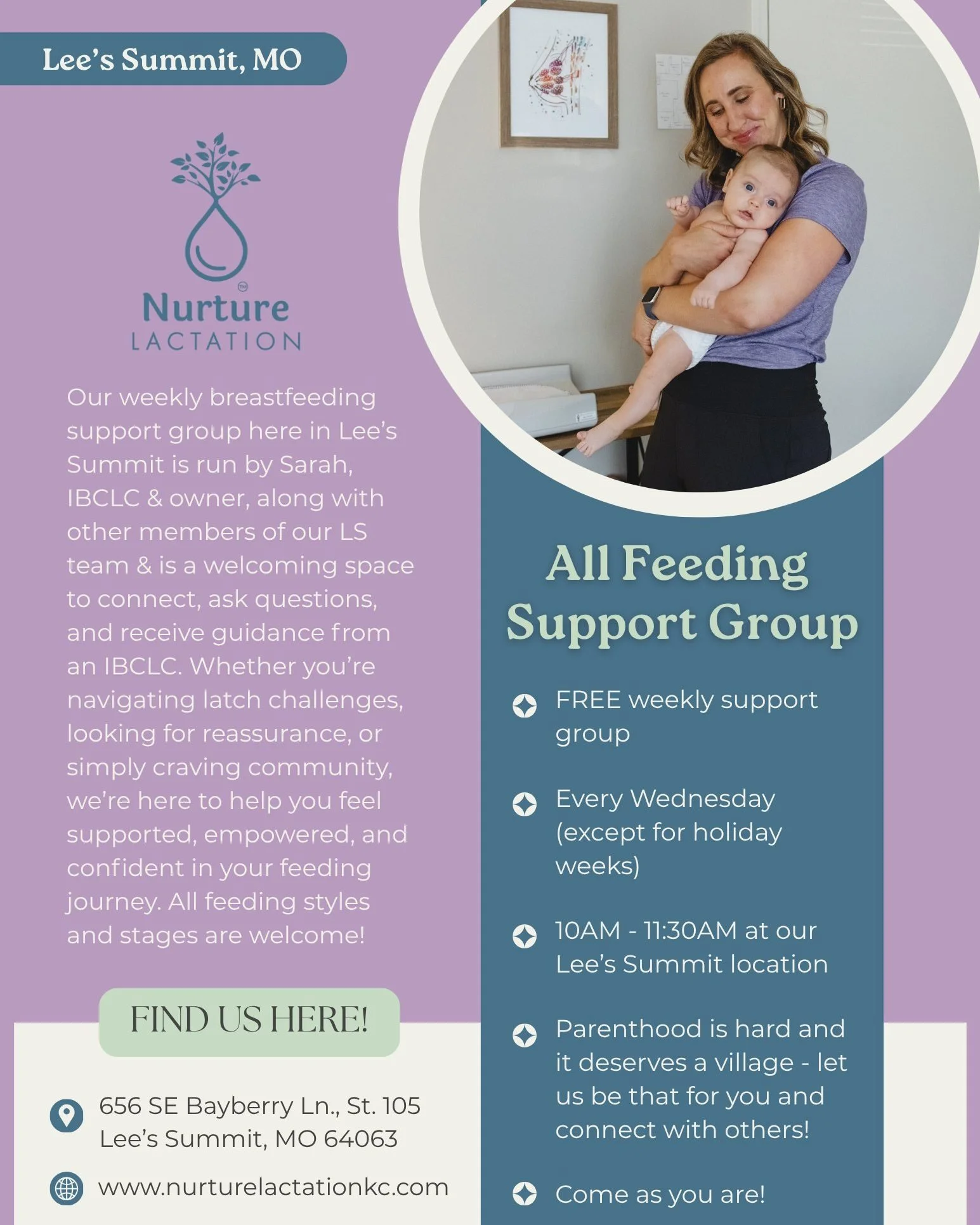 ✨🤱 Looking for community, feeding support, and a place to ask ALL the questions? We&rsquo;ve got you. 💛

Our FREE Feeding Support Groups are open to every feeding style and every stage &mdash; whether you&rsquo;re exclusively breastfeeding/chestfee