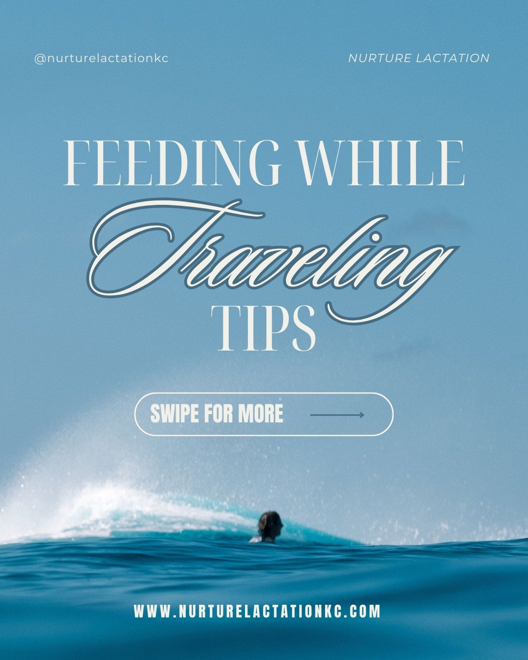 ✈️ The busiest travel season is upon us, and we know this time can bring a lot of added stress to your baby's feeding schedule! We want you to know that feeding on-the-go is DOABLE! Plan ahead, squeeze in some time to take breaks away with your baby,