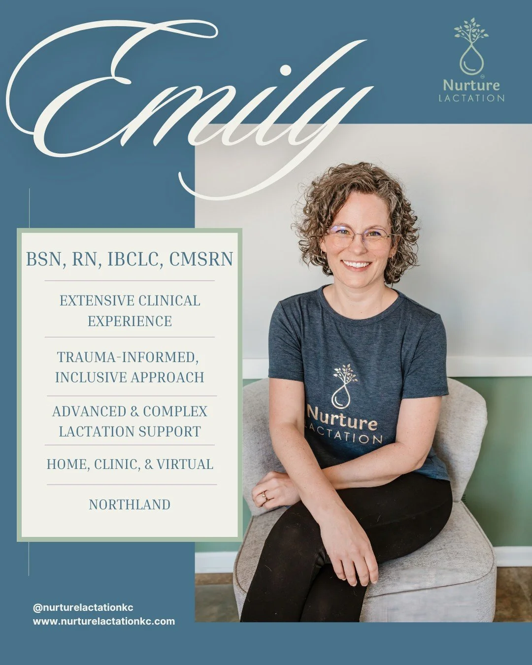 ✨ MEET THE TEAM ✨

As we continue introducing the women behind Nurture Lactation during this season of growth and new branding, today we&rsquo;re excited to highlight another incredible member of our team 💚

Meet Emily!

Emily has been a dedicated n