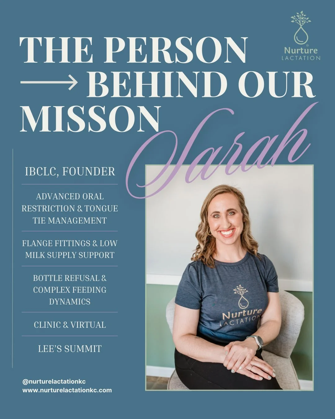 ✨ MEET THE TEAM ✨

As we wrap up introducing the women behind Nurture Lactation during this season of growth and new branding, it&rsquo;s only fitting to highlight the person who started it all 💚

Meet Sarah!

Sarah is the founder of Nurture Lactati