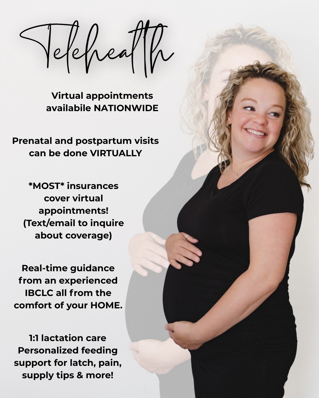 Did you know many insurance plans cover VIRTUAL lactation support?

That means you can get expert breastfeeding help&mdash;at little to no cost&mdash;from the comfort of your home.

We offer virtual visits nationwide so you can:
&bull; Fix latch issu