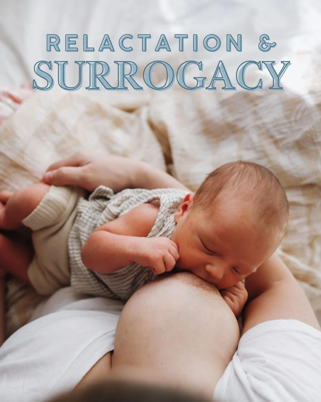 Surrogacy + Breastfeeding?
Let&rsquo;s talk about something more people should know 👇

If you&rsquo;re growing your family through surrogacy, breastfeeding can still be an option 🤍

We work with intended parents on relactation + induced lactation t