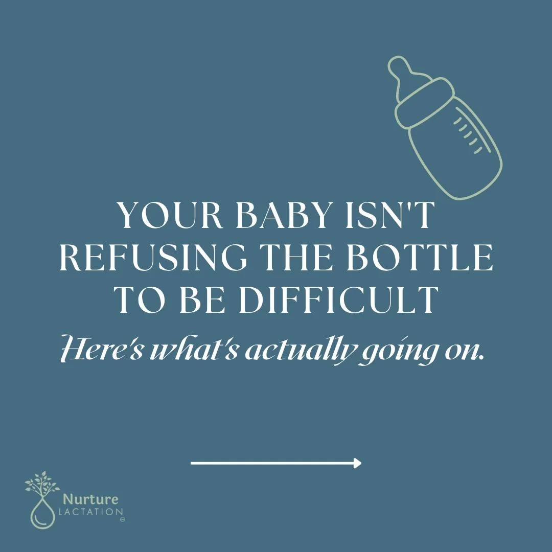 nobody told you bottle refusal would feel this personal 🍼

Your baby isn't being difficult &mdash; they literally just don't know how yet. Bottle feeding is a whole new skill, and if they've only ever nursed, they're basically starting from scratch.